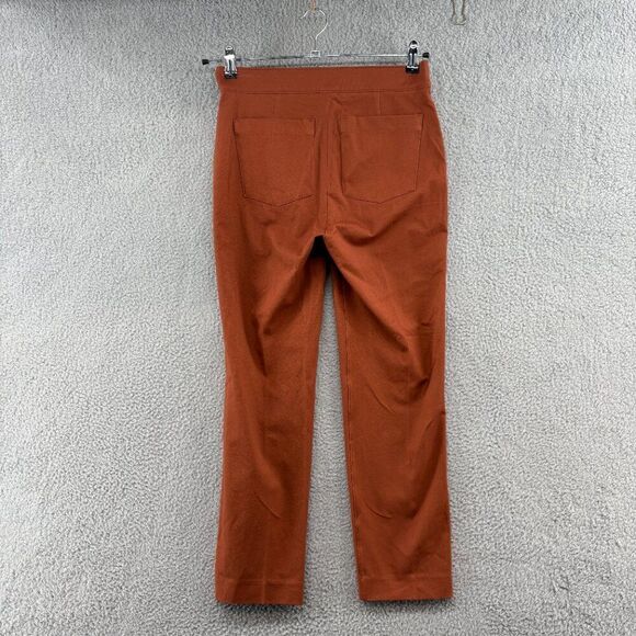 Spanx Womens On The Go Ankle Slim Straight Pants Bronze Glow Size Medium - Picture 11 of 15